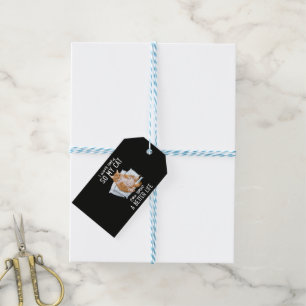 Ich arbeite hart, damit meine Katze ein besseres L Geschenkanhänger