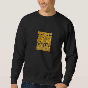 Ich arbeite hart für meinen englischen Bulldog Gre Sweatshirt