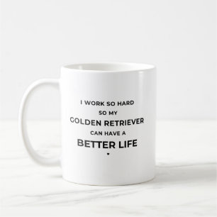 Ich arbeite so hart... - Weiße Tasse