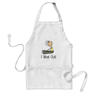 Ich arbeite T-Shirts und Geschenke aus Schürze