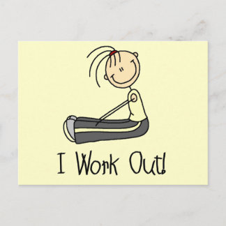 Ich arbeite Tshirts und Geschenke aus Postkarte