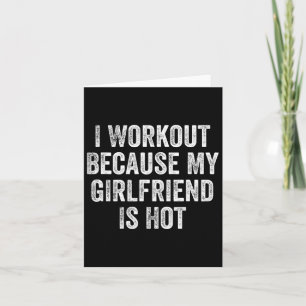 Ich arbeite, weil meine Freundin ein heißer Fitnes Karte