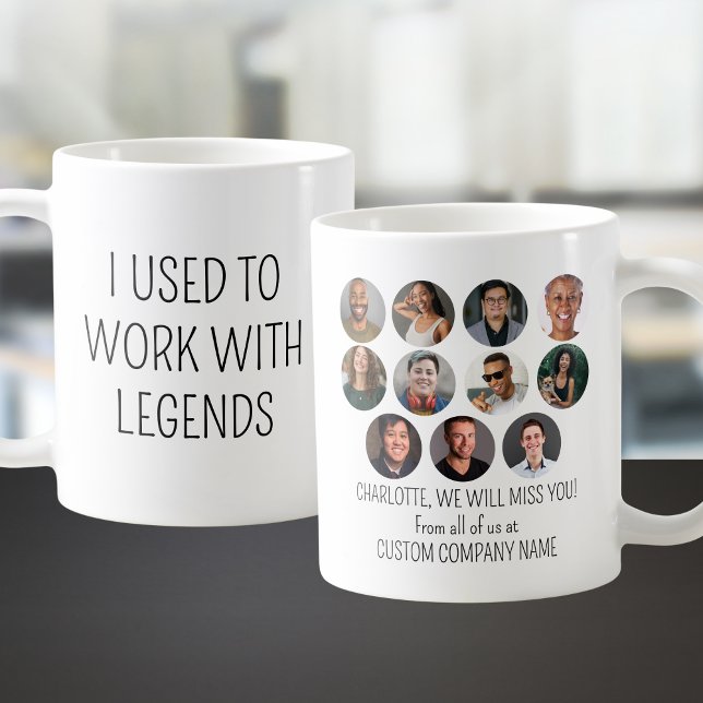 Ich arbeitete früher mit Legends 11 Coworker Foto Kaffeetasse (I Used To Work With Legends 11 Coworker Photo Coffee Mug
)