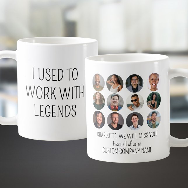 Ich arbeitete früher mit Legends 12 Coworker Foto Kaffeetasse (I Used To Work With Legends 12 Coworker Photo Coffee Mug
)