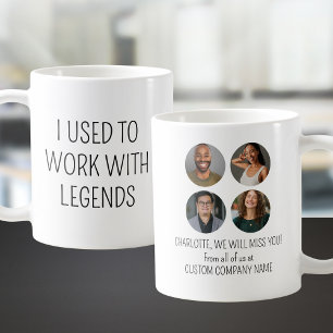 Ich arbeitete früher mit Legends 4 Coworker Foto Kaffeetasse