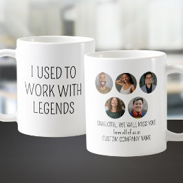 Ich arbeitete früher mit Legends 5 Coworker Foto Kaffeetasse