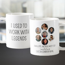 Ich arbeitete früher mit Legends 7 Coworker Foto Kaffeetasse