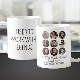 Ich arbeitete früher mit Legends 9 Coworker Foto Kaffeetasse