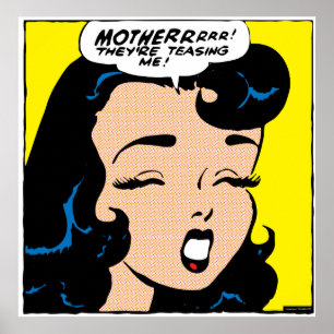 Ich ärgerte mich! (größere Größen) Poster