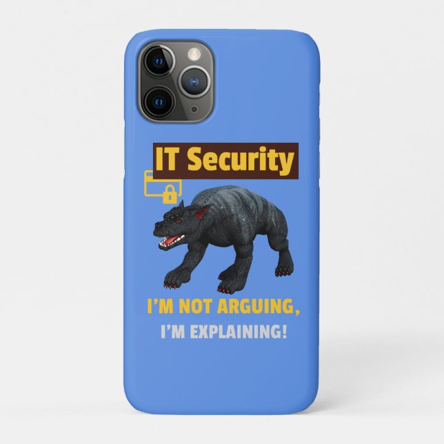 Ich argumentiere nicht, dass ich Funny IT Security Case-Mate iPhone Hülle (Rückseite)