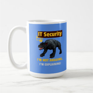 Ich argumentiere nicht, dass ich Funny IT Security Kaffeetasse