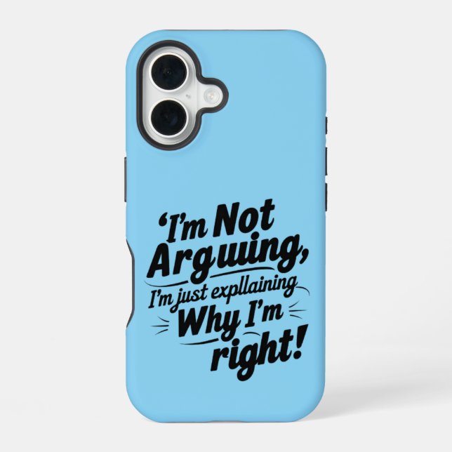 Ich argumentiere nicht, ich erkläre nur, warum ich iPhone 16 hülle (Rückseite)