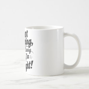 Ich argumentiere nicht, ich erkläre nur, warum ich kaffeetasse