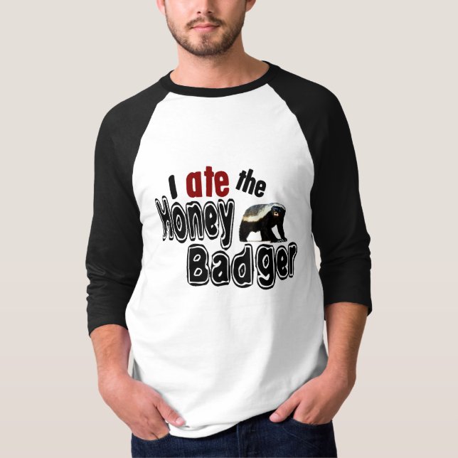 ICH ASS den Honig-Dachs T-Shirt (Vorderseite)