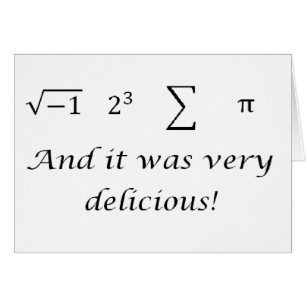 Ich aß irgendein Tortenmathe-Shirt