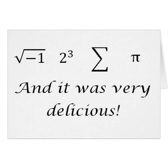 Ich aß irgendein Tortenmathe-Shirt (Vorderseite (Horizontal))