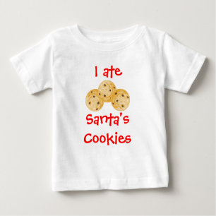Ich aß Sankt Plätzchen Baby T-shirt