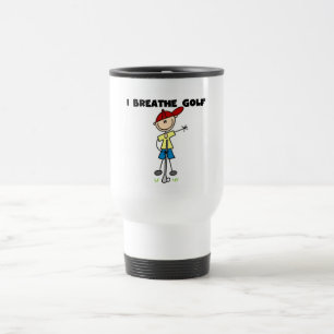 Ich atme Golf T-Shirts und Geschenke Reisebecher