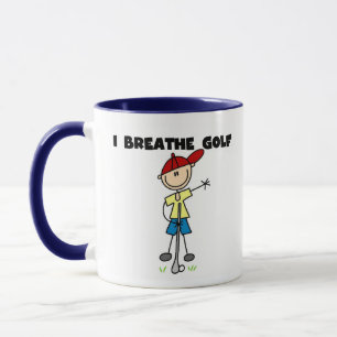 Ich atme Golf Tasse