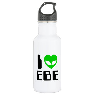 Ich Außerirdisches Herz EBE Edelstahlflasche