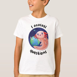 Ich axolotl Fragen - Creme (auf hellen Farben) T-Shirt