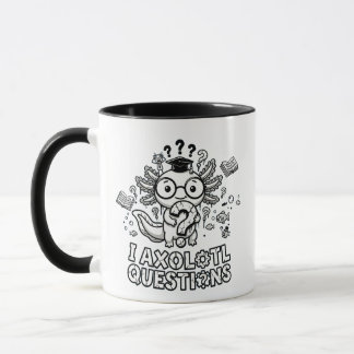 Ich Axolotl Fragen Geschenk Lustiger Existentielle Tasse