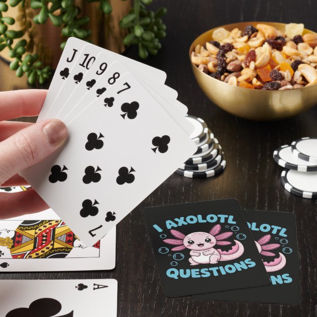 Ich Axolotl Fragen Spielkarten (In Situ)