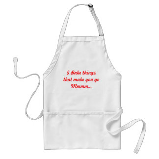 Ich backe Sachen, die Sie gehen lassen Mmmm… Schürze