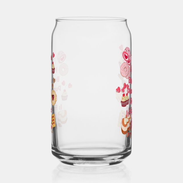 Ich backe, weil man Leute zum Punzieren erstarrt Dosenglas (Links)