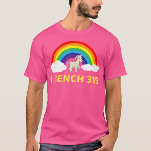 Ich banke 315 Langhantel drücken 315 Pfund Club Bo T-Shirt