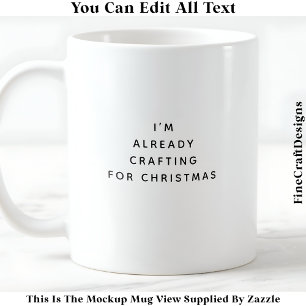 Ich bastle schon für Weihnachten 043 Noveltät Kaffeetasse