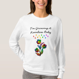 Ich baue ein Rainbow Baby Maternity Shirt