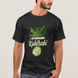 Ich baue Kohlrabi an Gartenbau Gartenbau Ökologisc T-Shirt