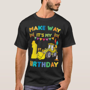Ich baue mein Party aus meinem ersten Geburtstag b T-Shirt