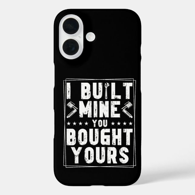 Ich baute meins, du kaufst deins Design für Mechan Case-Mate iPhone Hülle (Rückseite)