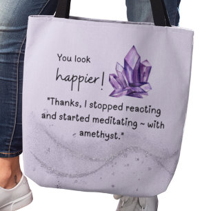 Ich begann zu meditieren - mit Amethyst.