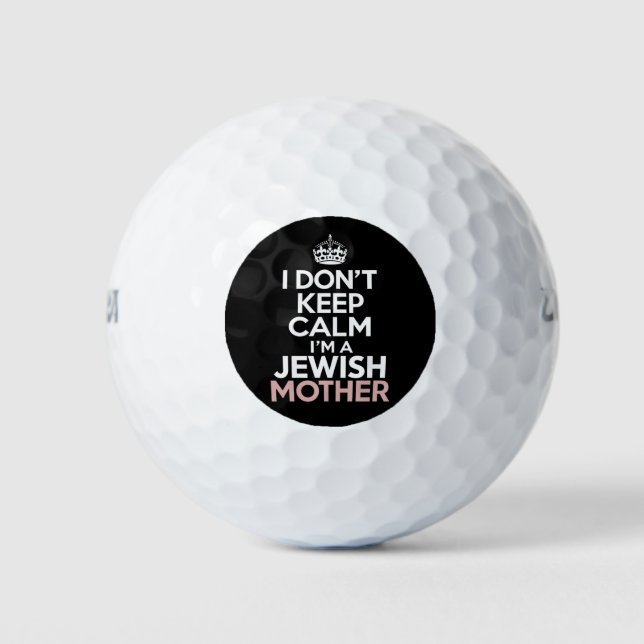 Ich Behalt nicht, dass ich eine jüdische Mutter Ha Golfball (Vorderseite)