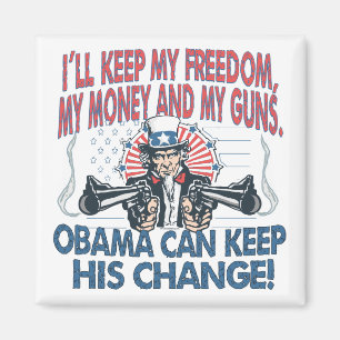 Ich behalte meine Gewehre, Freiheits-Geld Magnet