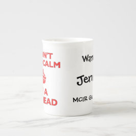 Ich behalte nicht Ruhe, die ich eine Gen-Träger Prozellantasse