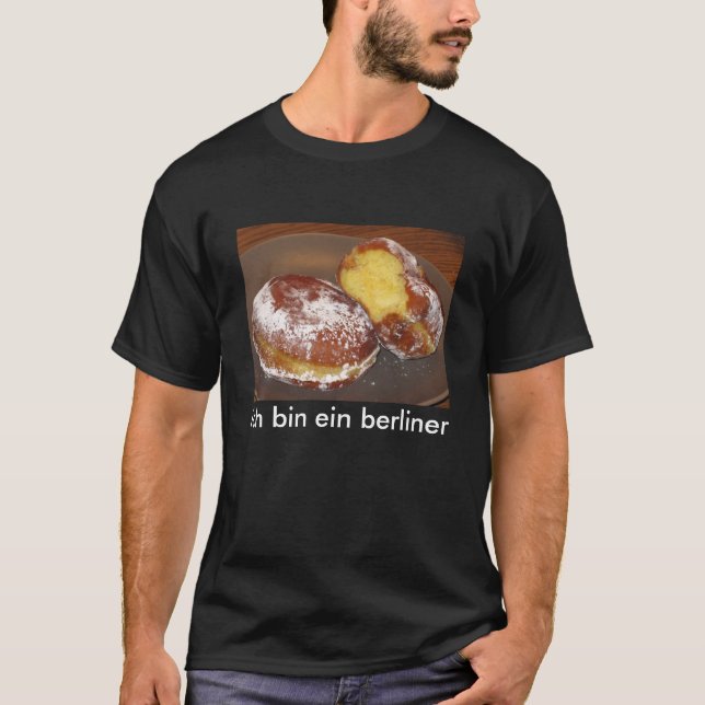 ich Behälter ein Bewohner von Berlin Deutschland T-Shirt (Vorderseite)