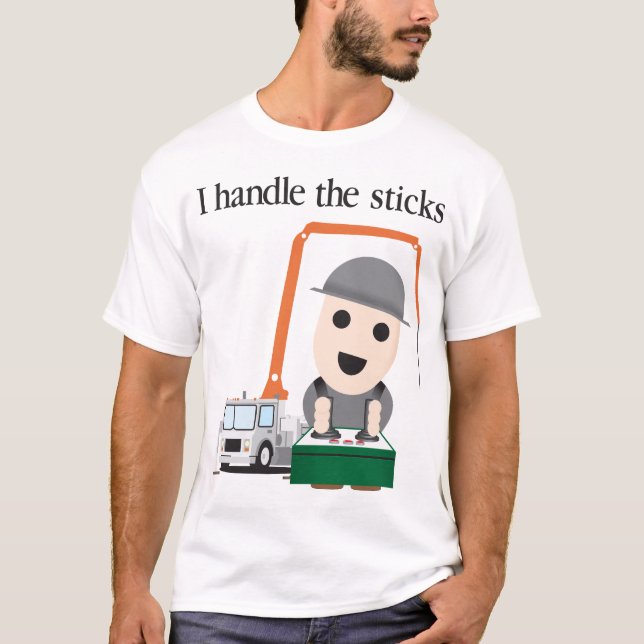 Ich behandele die Stöcke T-Shirt (Vorderseite)