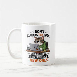 Ich behebe nicht immer Bugs Kaffeetasse