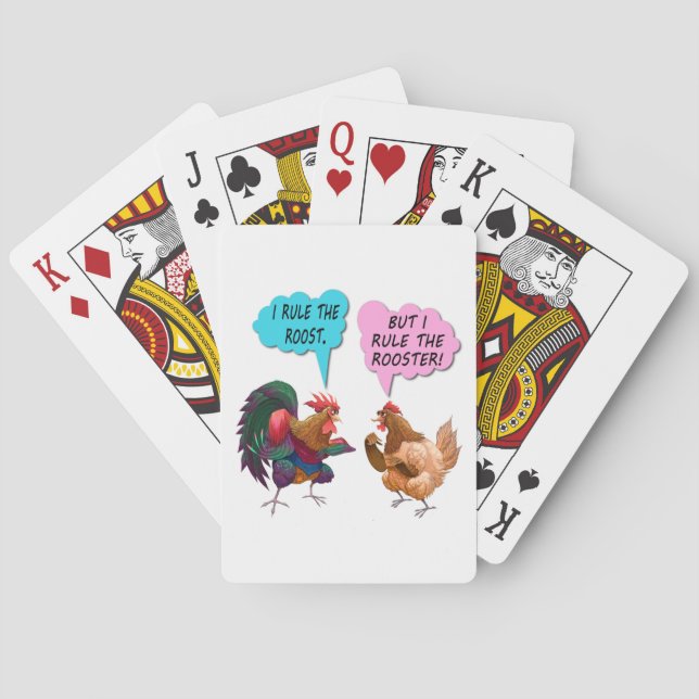 Ich beherrsche die Rost-Spielkarten Spielkarten (Rückseite)