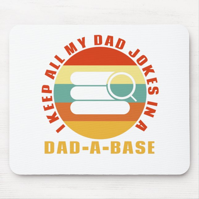 Ich Behielt alle meine Vater-Witze in einem Vater- Mousepad (Vorne)