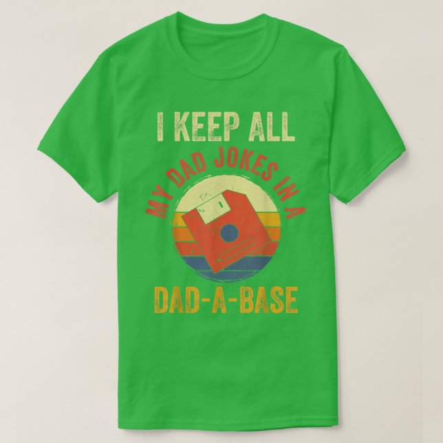 Ich Behielt alle meine Vater Witze in einem Vater  T-Shirt (Design vorne)