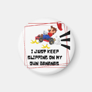 Ich behielt gerade, auf meinen eigenen Bananen zu Magnet