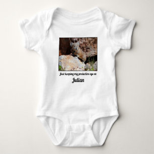 Ich Behielt mein Schutzauge auf dem Baby Baby Strampler