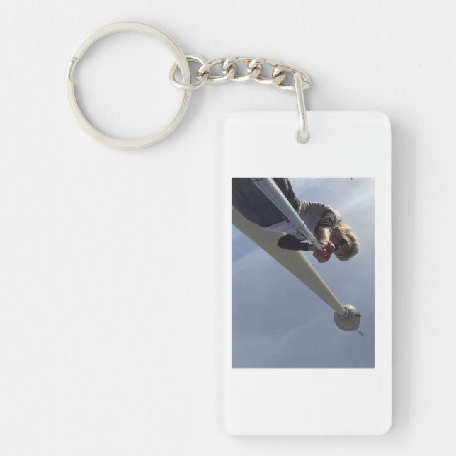 Ich bei Fernsehturm von Berlin!!! Schlüsselanhänger (Vorderseite)