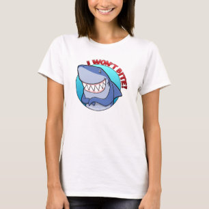 Ich beiße nicht den T - Shirt der Frauen