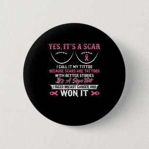 Ich bekämpfe Brustkrebs N Won Breast Cancer Awaren Button